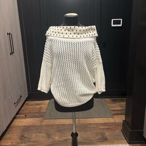 Vintage 1980’s Gepetto off the Shoulder sweater. Made in the USA